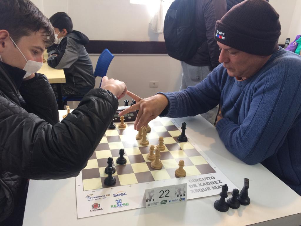 GIOVANI LIMA DIOGO FERREIRA VENCEDOR DO TORNEIO DE XADREZ BLITZ DIA  13-08-2022 16 HORAS NO CLUBE DE XADREZ DE CURITIBA – 14º ETAPA DO CIRCUITO  DE XADREZ DE 2022 DO CXC – Clube de Xadrez