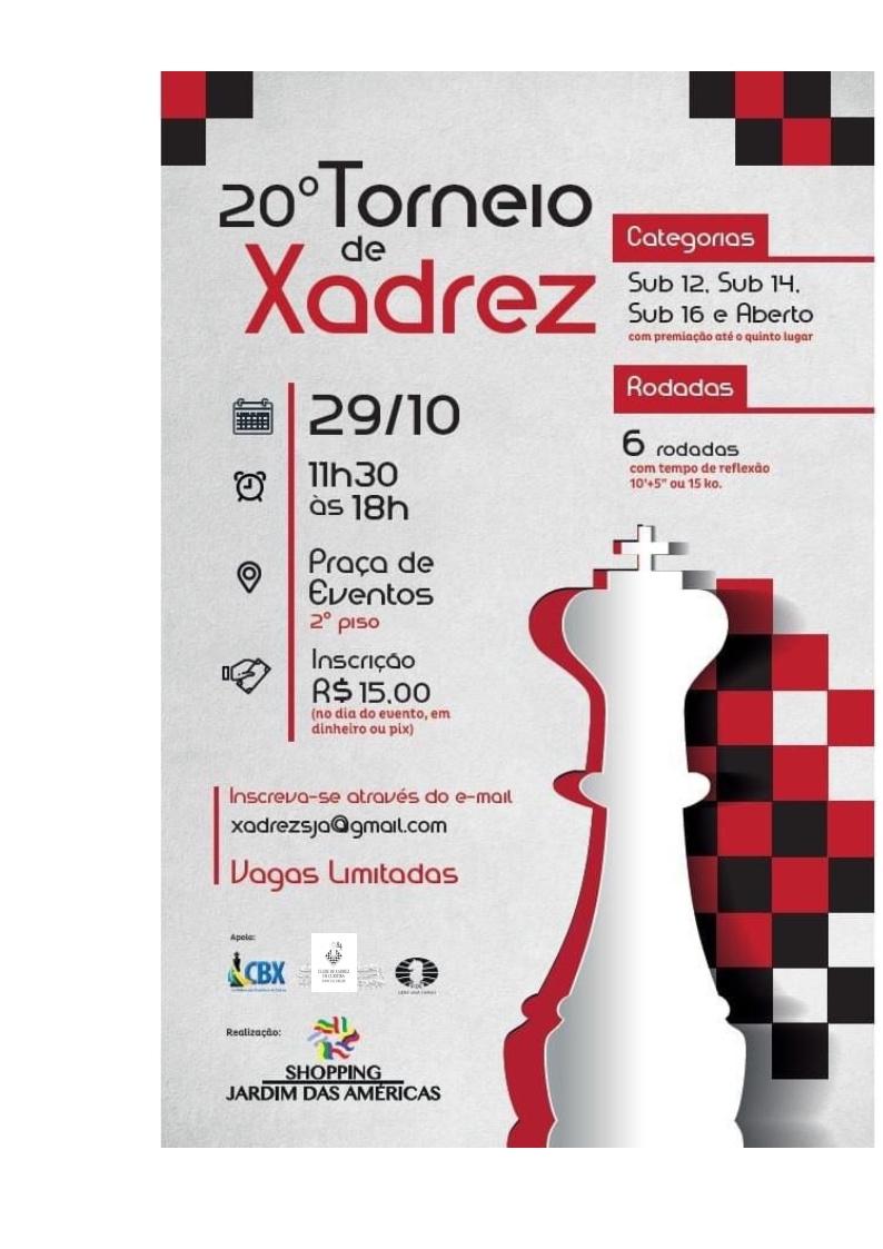 Shopping de Curitiba organiza 21ª edição de torneio aberto de xadrez - Bem  Paraná