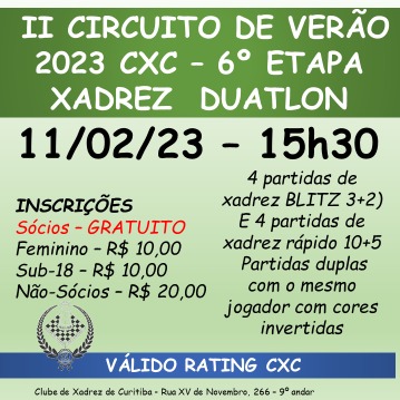 Torneio de blitz no Clube de Xadrez de Curitiba! 